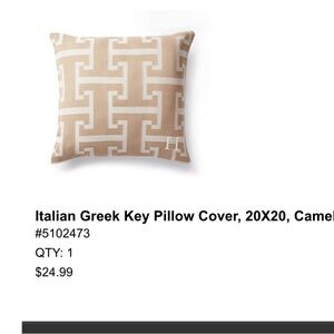 Mark and Graham pillow cover NWT